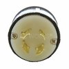 Ac Works NEMA L16-20P 3-Phase 20A 480V 4-Prong Locking Male Plug with UL, C-UL Approval in Black ASL1620P-BK